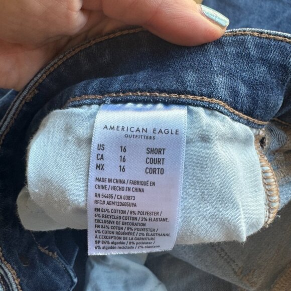 American Eagle Flap Pocket Jeggings Size 16 Short - Picture 6 of 10